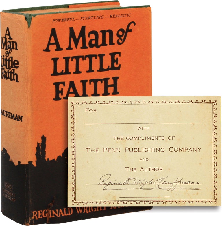 Item #6934] A Man of Little Faith. RADICAL, PROLETARIAN LITERATURE