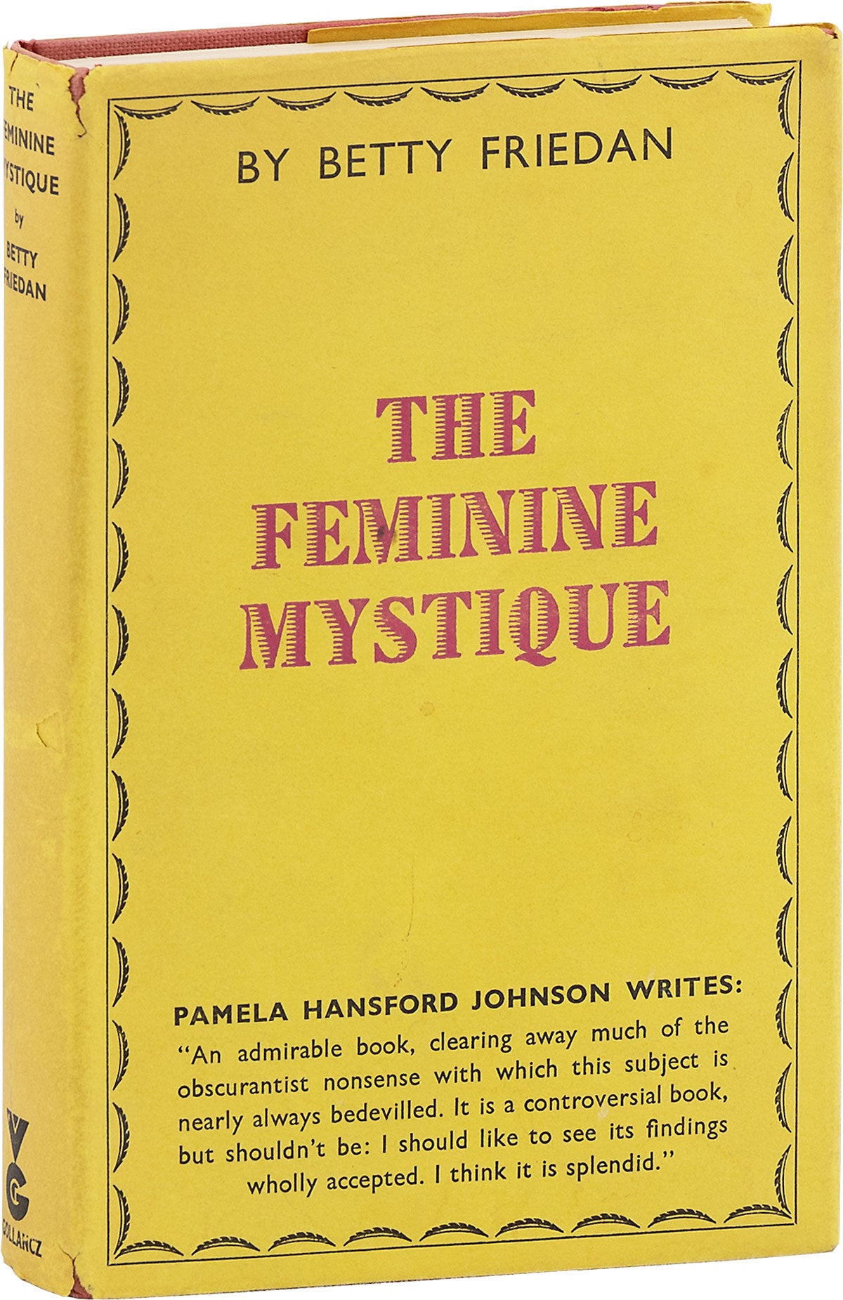 The Feminine Mystique Womens History Betty Friedan First Uk Edition 