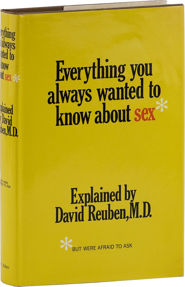 Item #80639] Everything You Always Wanted To Know About Sex...But Were Afraid To Ask. Dr. David...