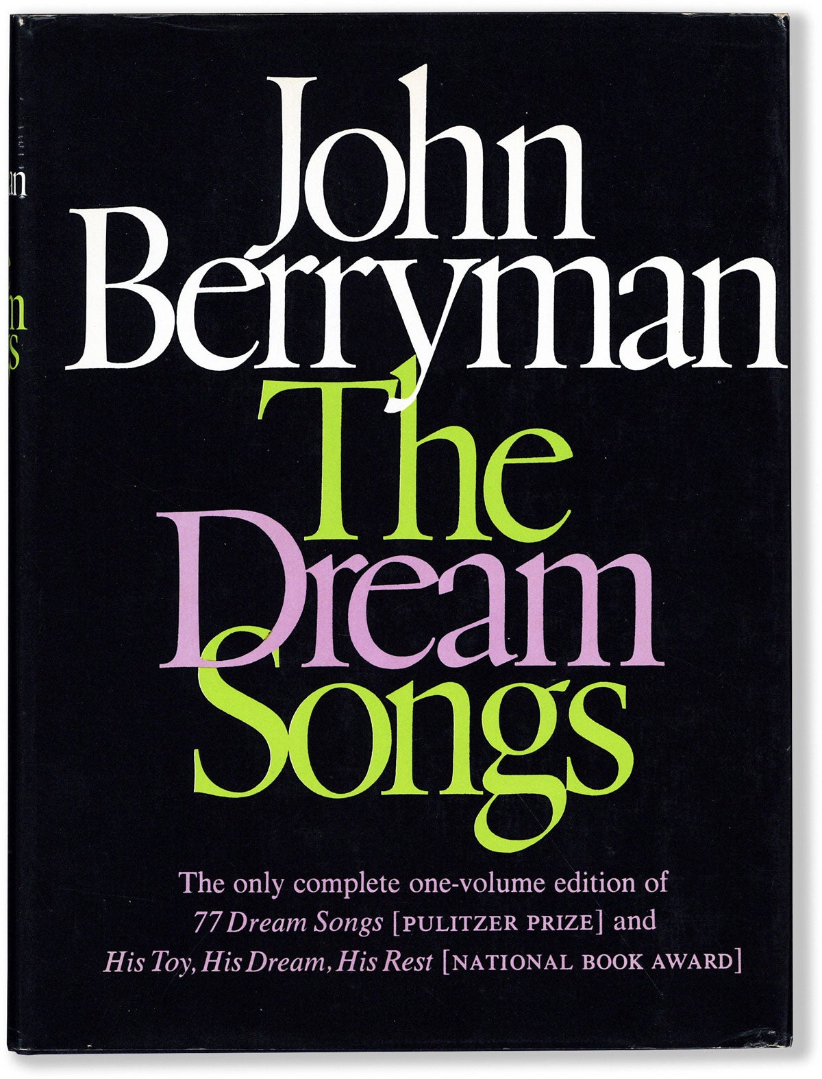 [Item #80750] THE DREAM SONGS. John BERRYMAN.