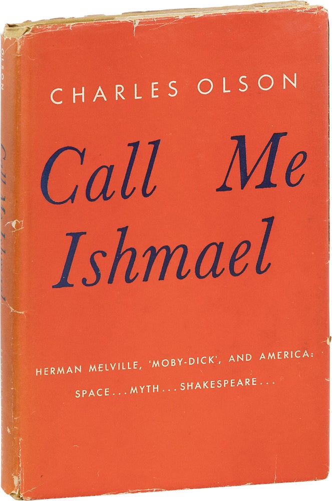 Item #80901] Call Me Ishmael. Charles OLSON