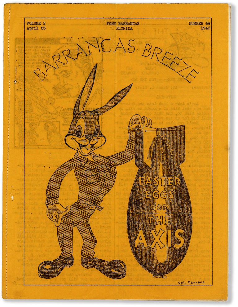 Item #81007] Barrancas Breeze. Volume 2, no. 44 (April 23, 1943). WW2, Jay KEYS, POST NEWSPAPERS