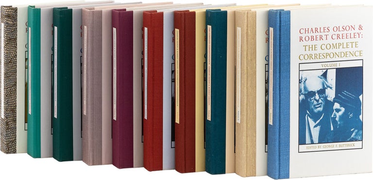 Item #81123] Charles Olson & Robert Creeley: The Complete Correspondence [Complete 10-Volume Set,...