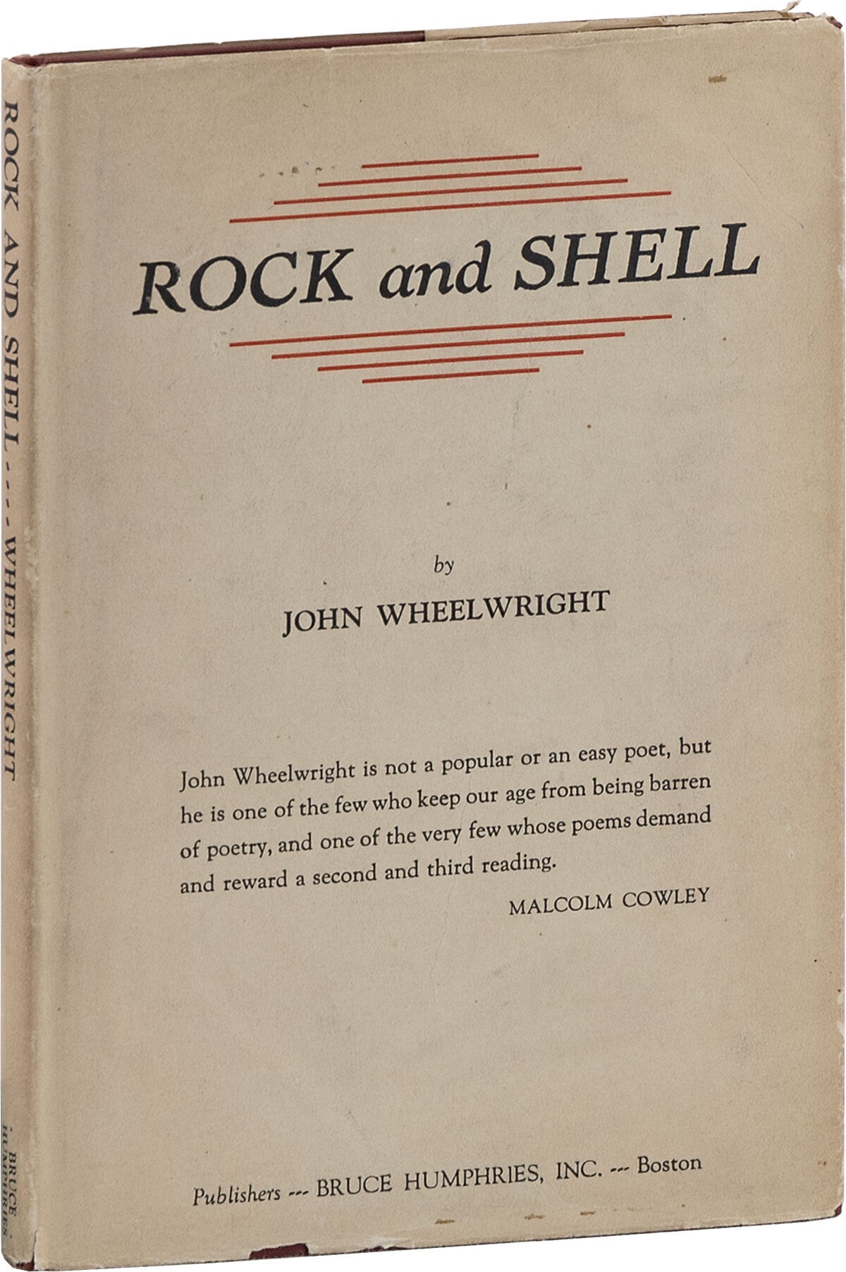Rock and Shell: Poems 1923-1933 | John WHEELWRIGHT | First edition