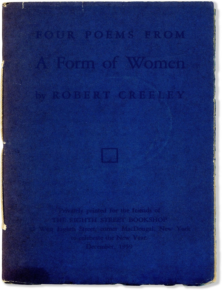 Item #82430] Four Poems from "A Form of Women". Robert CREELEY