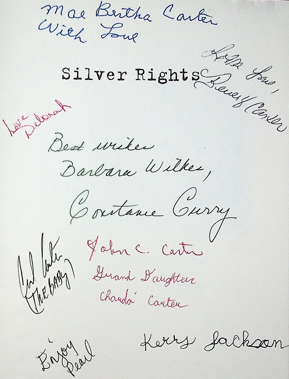 Silver Rights | AFRICAN AMERICAN, Constance CURRY, CIVIL RIGHTS | First ...