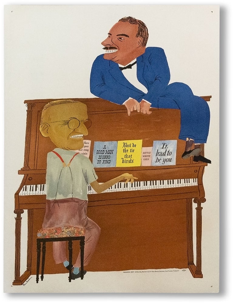 "A Good Man Is Hard To Find" [Dewey / Truman. Ben SHAHN.