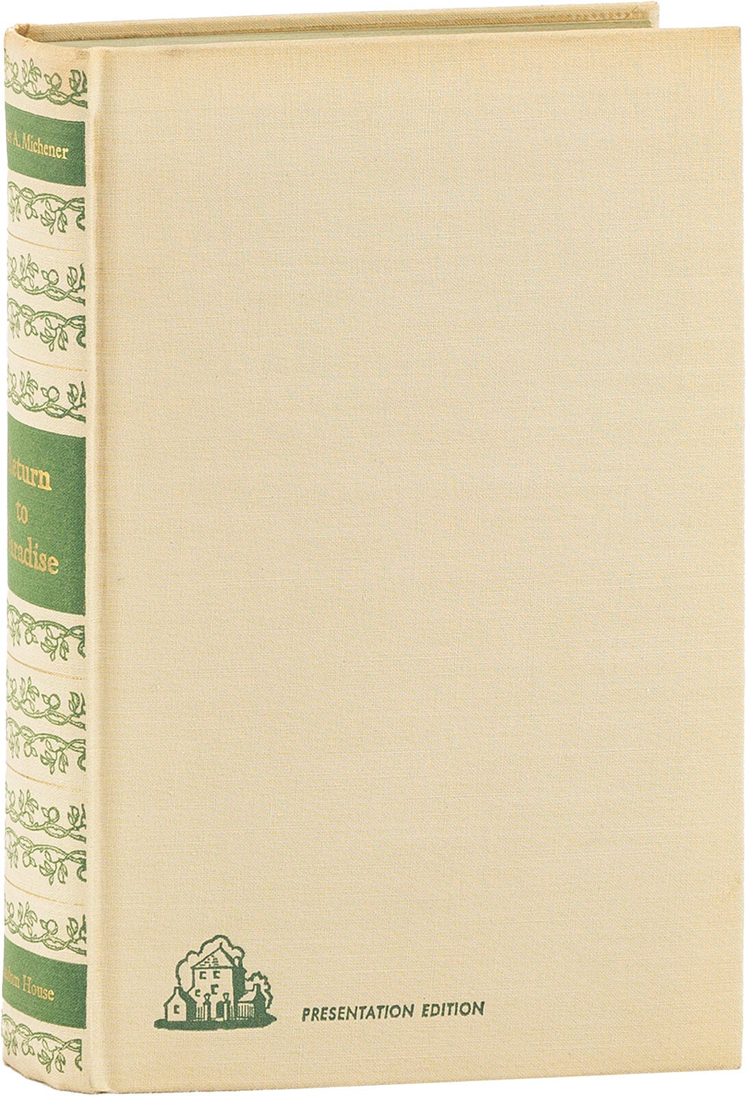 [Item #84246] Return to Paradise. James A. MICHENER.