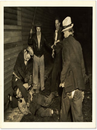 "40 Injured in Riot at Republic Steel" Three International News Photo Images of 1937 Cleveland Steel Strike Violence