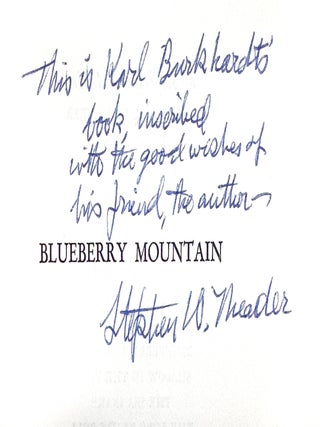 Blueberry Mountain [Inscribed]