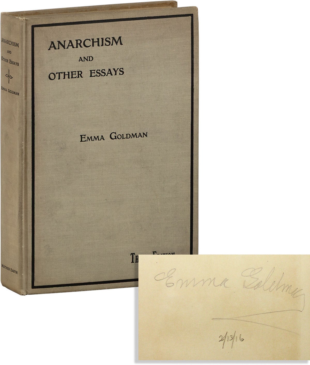 [Item #84657] Anarchism and Other Essays [Signed]. ANARCHISM, Emma GOLDMAN.