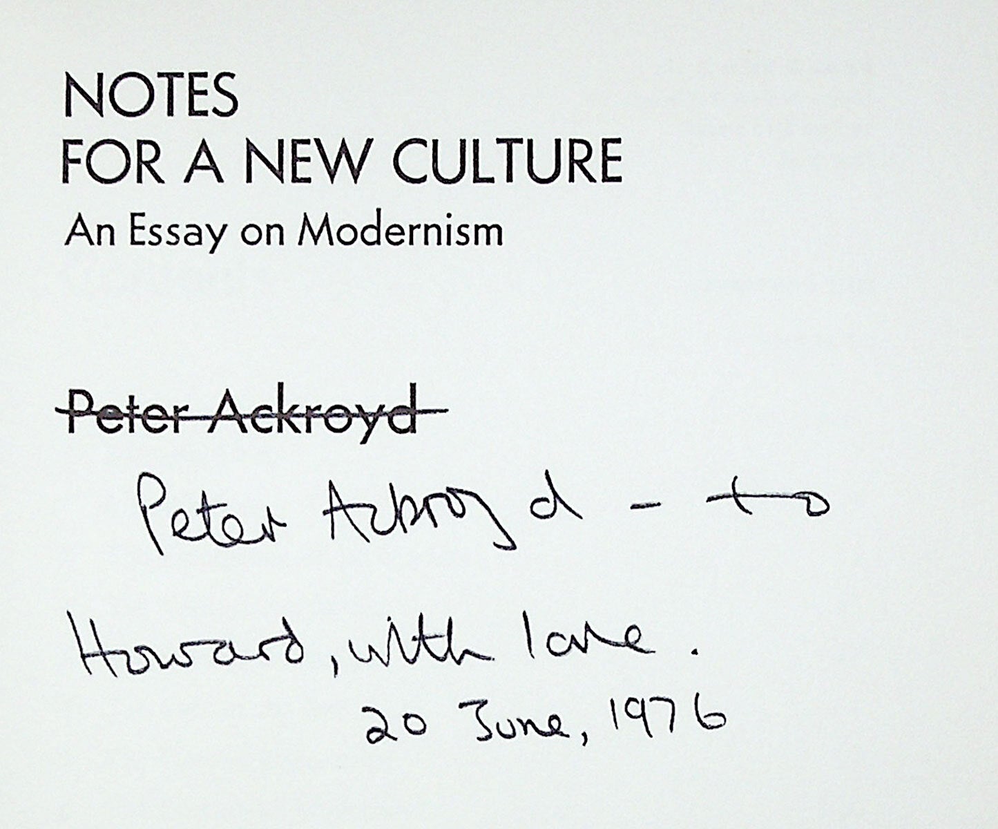 Modern Culture Script Notes for a New Culture: An Essay on Modernism Inscribed | Peter ...