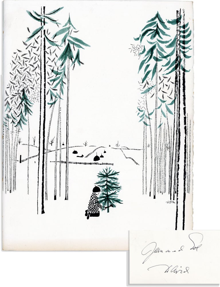 Item #84869] "Music at Christmas and Christmas in music..." [Portfolio]. GRAPHICS,...