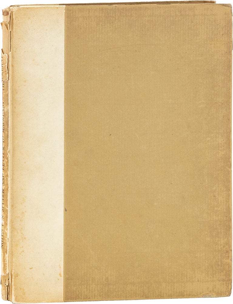 Notes for Speech at Dinner October 11 1855 by W.M. Thackeray on the Eve of His Departure for. W. M. THACKERAY, George Hodder, W H. Lambert.