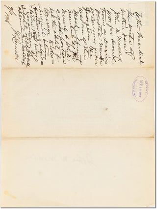 Typed letter signed, John W. Maddox to Sec'y of War J.G. Cannon, 1908