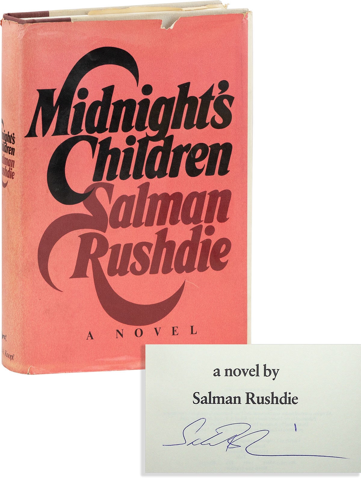 [Item #85273] Midnight's Children: A Novel [Signed]. Salman RUSHDIE.