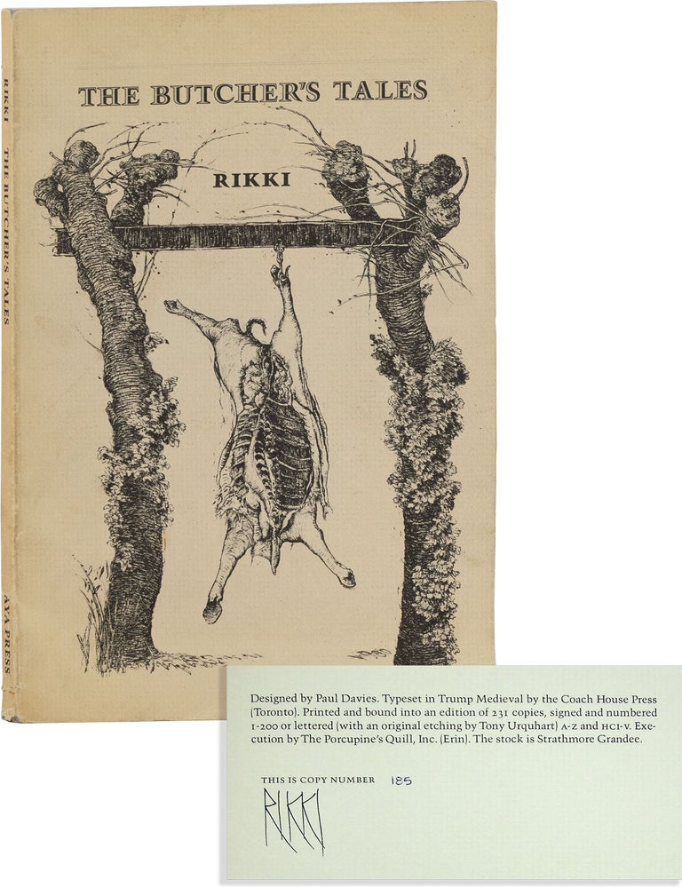 The Butcher's Tales. RIKKI, Erica Pseud: Ducornet, aka Erica DeGre.