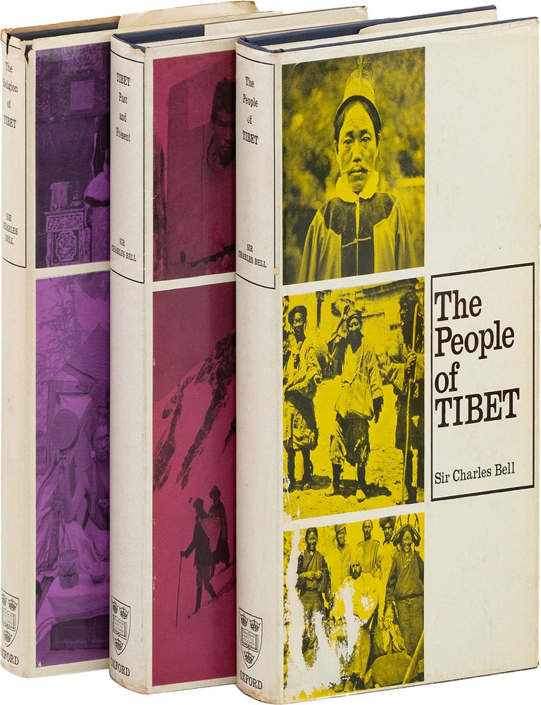 The People of Tibet; Tibet Past and Present; The Religion of Tibet. TIBET, Sir Charles Alfred BELL.