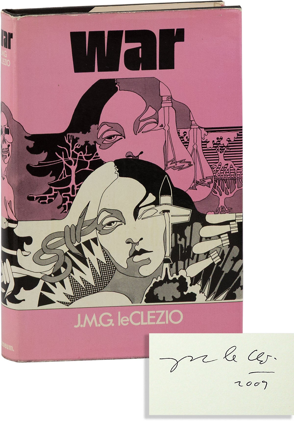 [Item #86024] War [Signed]. J. M G. LE CLEZIO, Simon Watson TAYLOR, novel, translation.