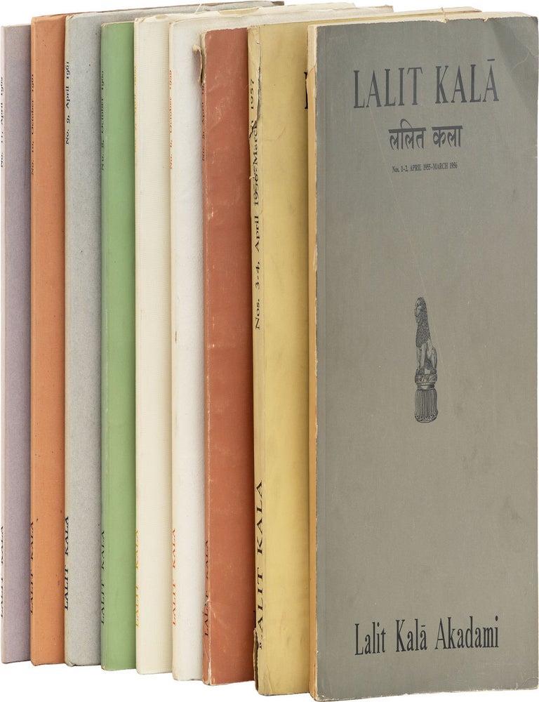 Lalit Kala: A Journal of Oriental Art Chiefly Indian No.1-11. LALIT KALA AKADEMI, Karl KHANDALAVALA, Moti Chandra.