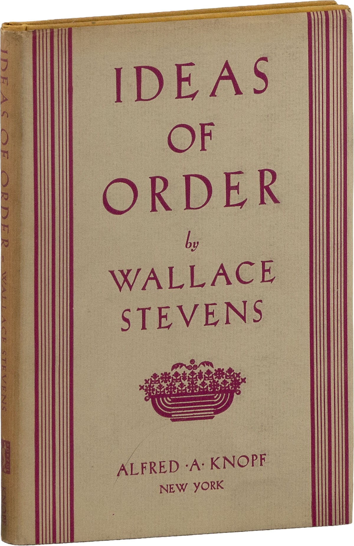 [Item #88052] Ideas of Order. Wallace STEVENS.