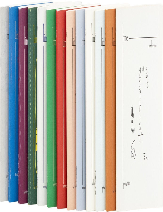 Line: A Journal of the Contemporary Literature Collection / A Journal of Contemporary Writing and. Roy MIKI, Norman Weinstein Stephen Scobie, Cid Corman, Jack Spicer, Wilfred Watson, contrib.