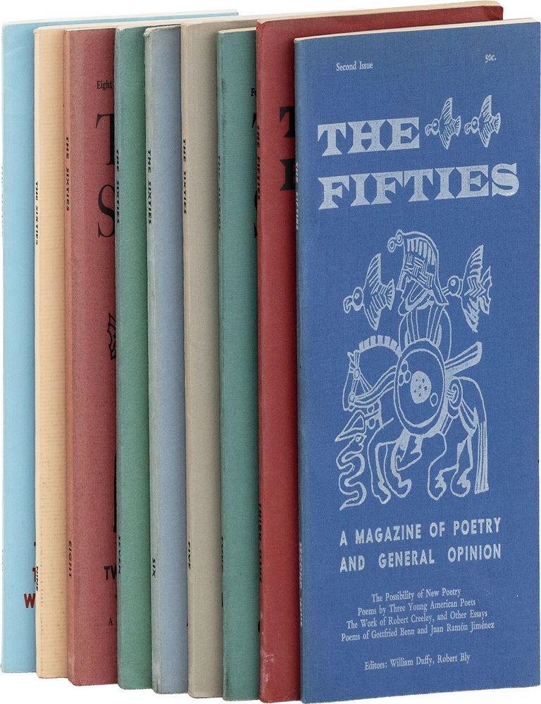 The Fifties [with] The Sixties: nos. 2-10 [9 Issues; Incomplete run. Robert BLY, William Duffy, James Wright Jerome Rothenberg, Donald Hall, contributors.