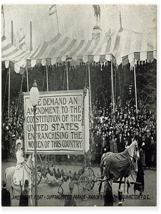 Six Original Postcard Views of the Washington, D.C. Suffragette's Parade, March 3rd, 1913