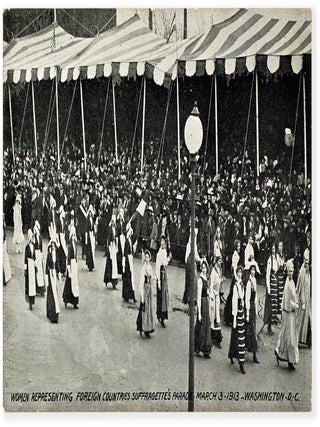 Six Original Postcard Views of the Washington, D.C. Suffragette's Parade, March 3rd, 1913