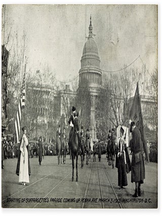 Six Original Postcard Views of the Washington, D.C. Suffragette's Parade, March 3rd, 1913