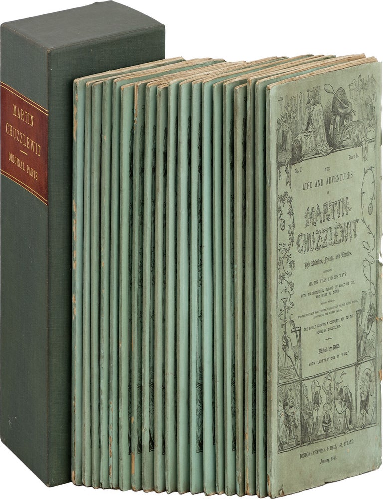 Martin Chuzzlewit; In the Original Parts. Charles DICKENS, "PHIZ", K. Hablot BROWNE.
