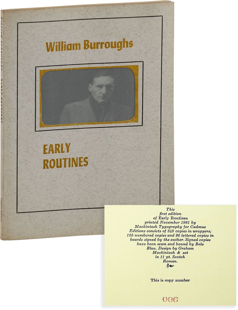 Item #89562] Early Routines. William BURROUGHS
