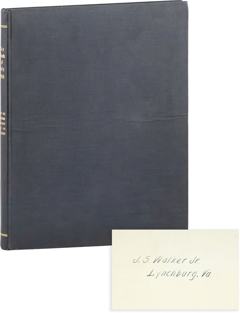 The Floods of July, 1916: How the Southern Railway Organizations Met an Emergency. Fairfax HARRISON, introduction.