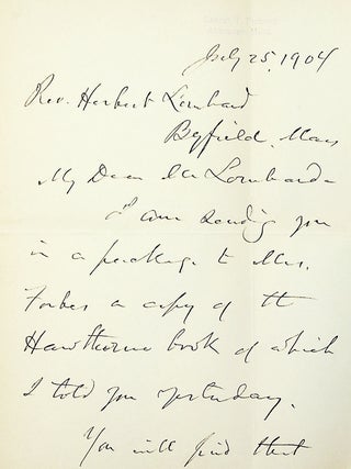 Hawthorne's First Diary: with an Account of its Discovery and Loss [Inscribed]