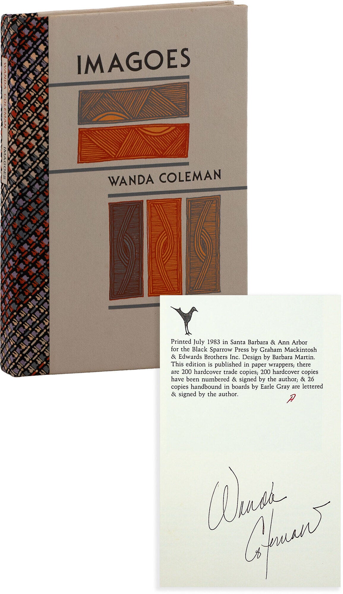 [Item #89720] Imagoes. Wanda COLEMAN.