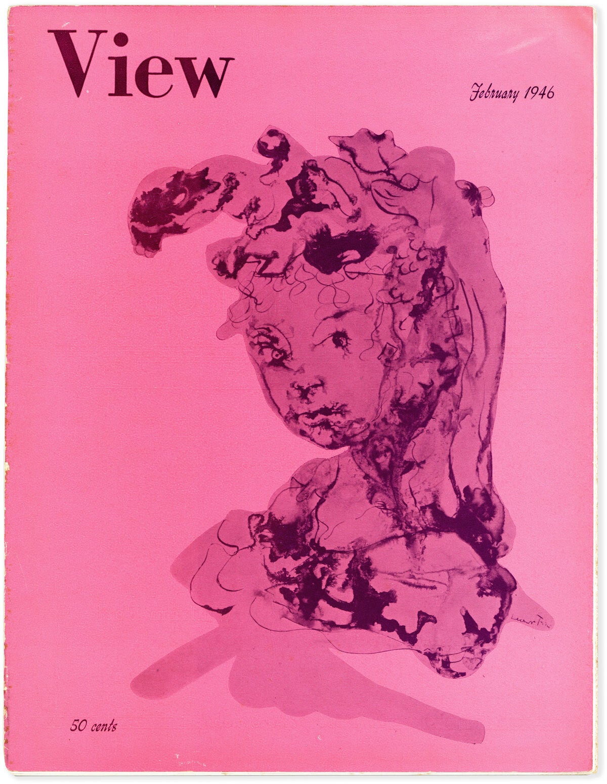 [Item #89737] View - Vol.6, No.1 (February, 1946). Charles Henri FORD, Leonor FINI, cover.