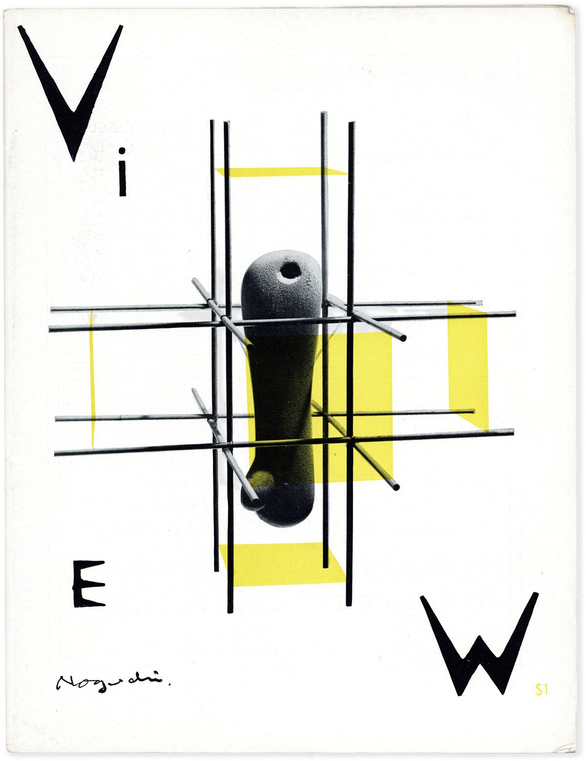 [Item #89738] View - Vol.7, No.1 (Fall, 1946). Charles Henri FORD, Isamu NOGUCHI, cover.
