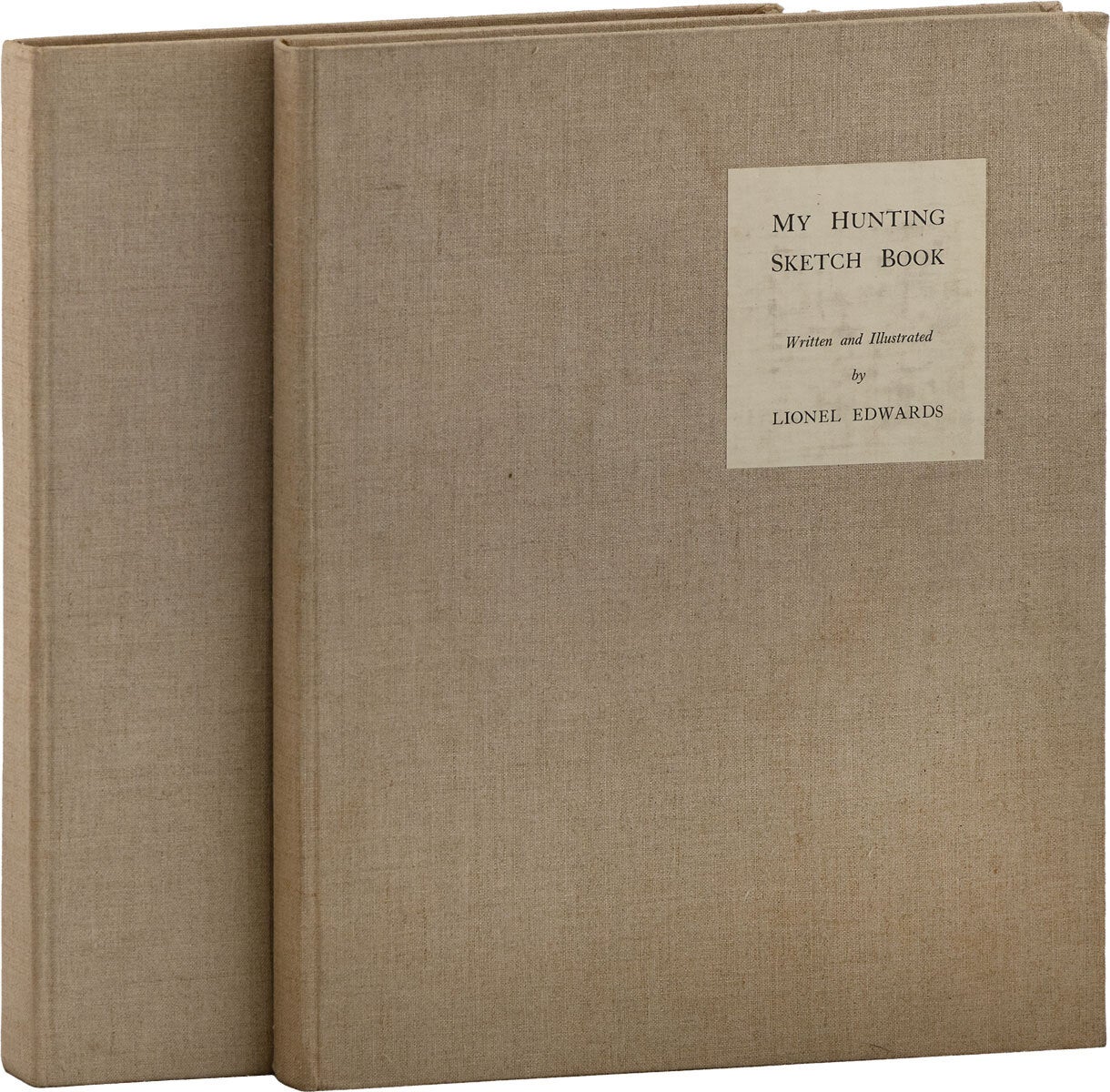 [Item #89824] My Hunting Sketch Book; Volumes I & II. SPORT, Lionel EDWARDS, ART.