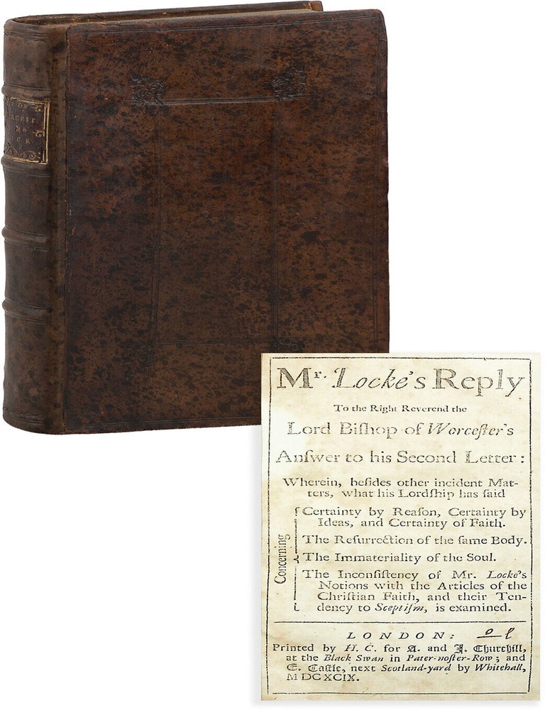 Mr. Locke's Reply to the Right Reverend the Lord Bishop of Worcester's Answer to his. John LOCKE.