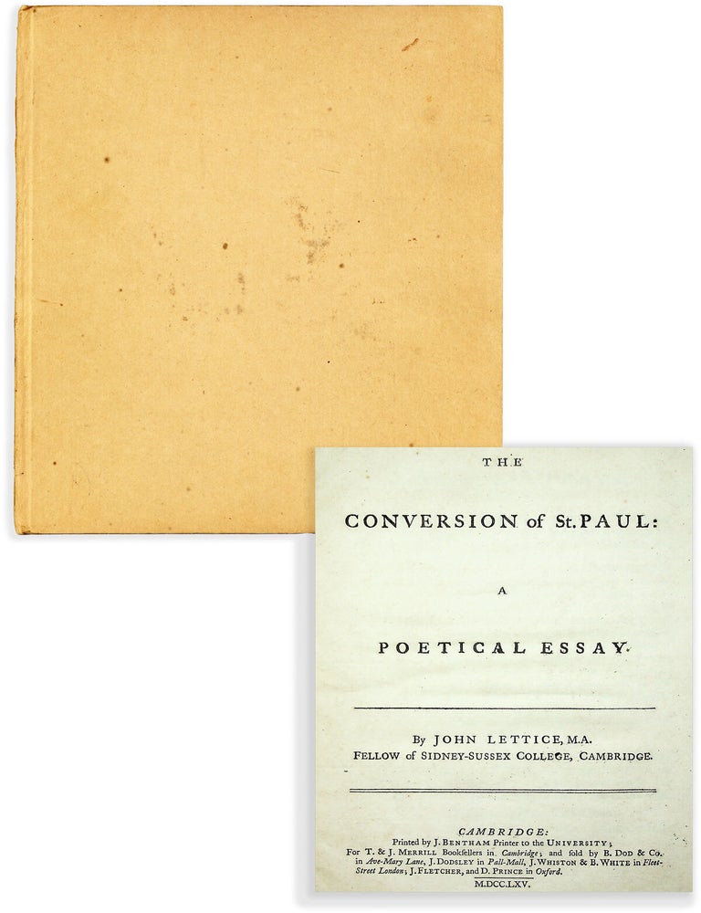 The Conversion of St. Paul: A Poetical Essay. John LETTICE.