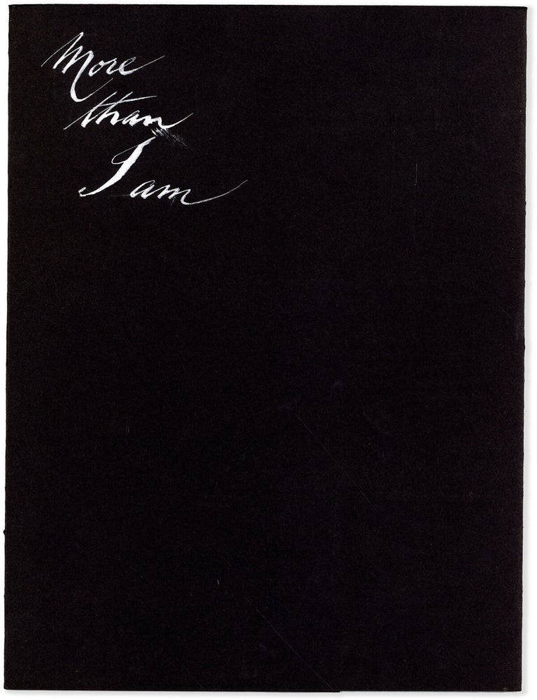 More Than I Am [One of Fifty Copies, Signed by Author & Artist. STEAM PRESS, Kevin CROSSLEY-HOLLAND, Ralph Steadman.