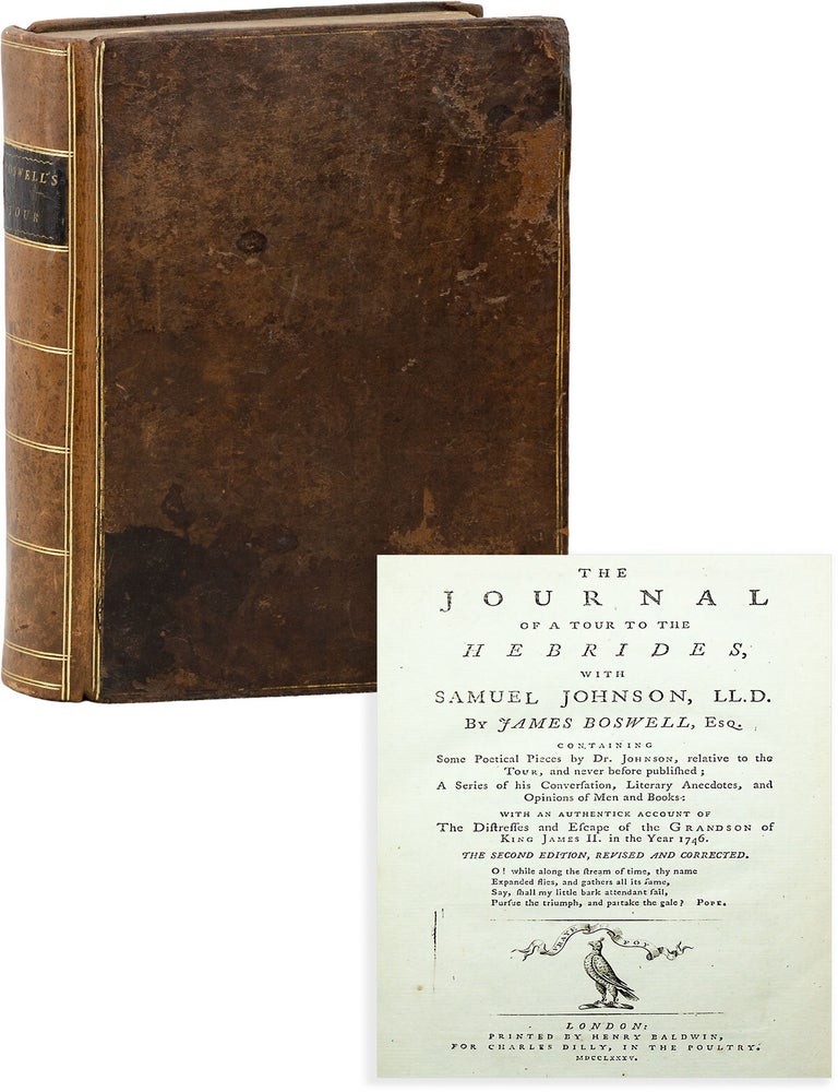 Item #89933] The Journal of A Tour to The Hebrides, With Samuel Johnson LL.D. James BOSWELL