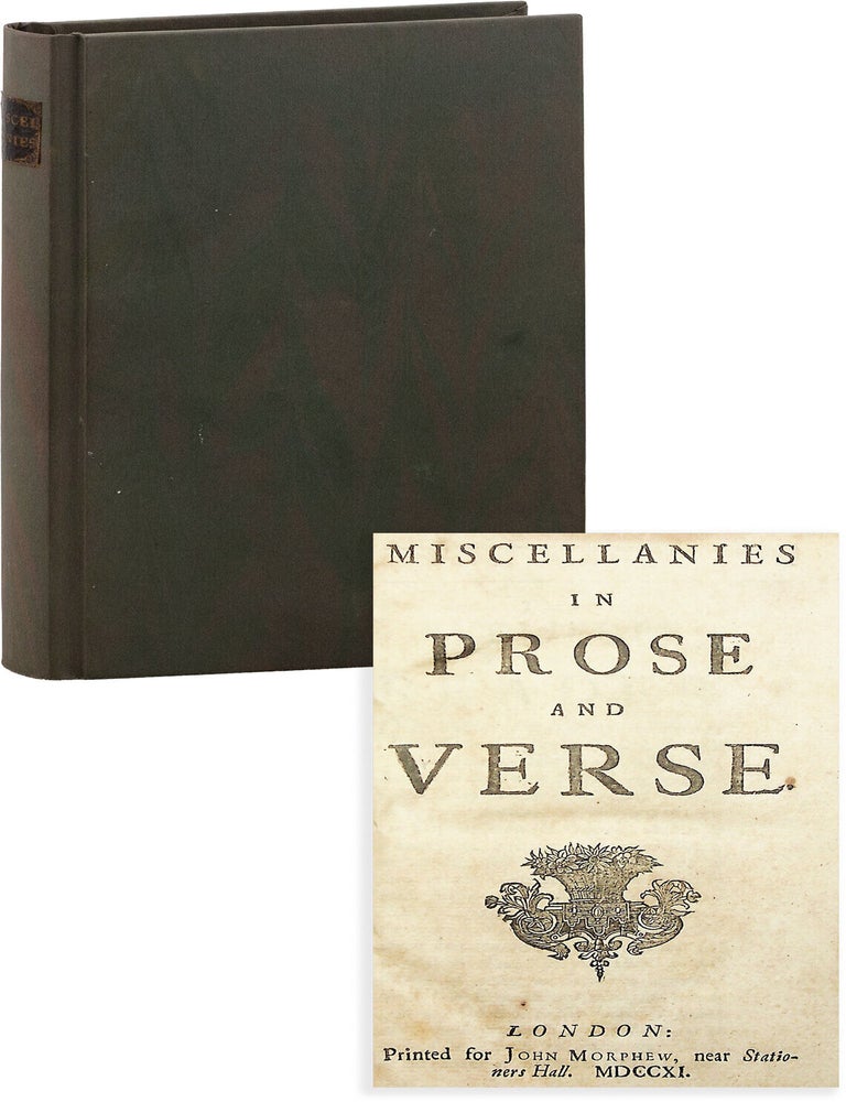Miscellanies in Prose and Verse. Jonathan SWIFT.
