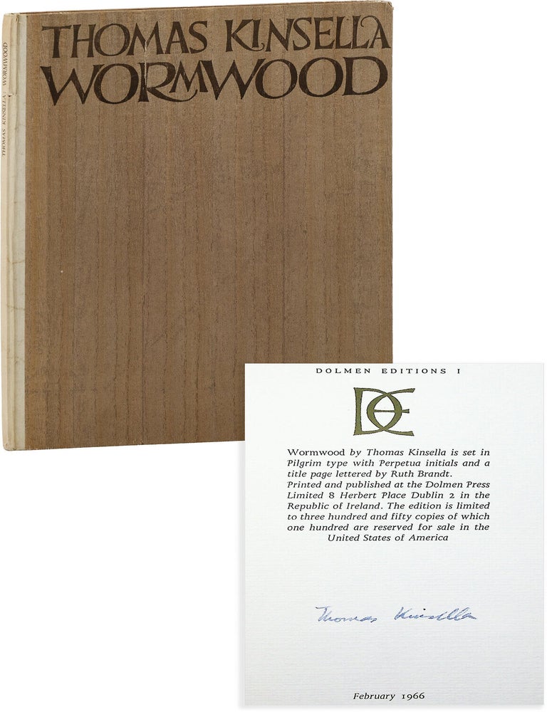 Wormwood [Limited Edition, Signed. Thomas KINSELLA.
