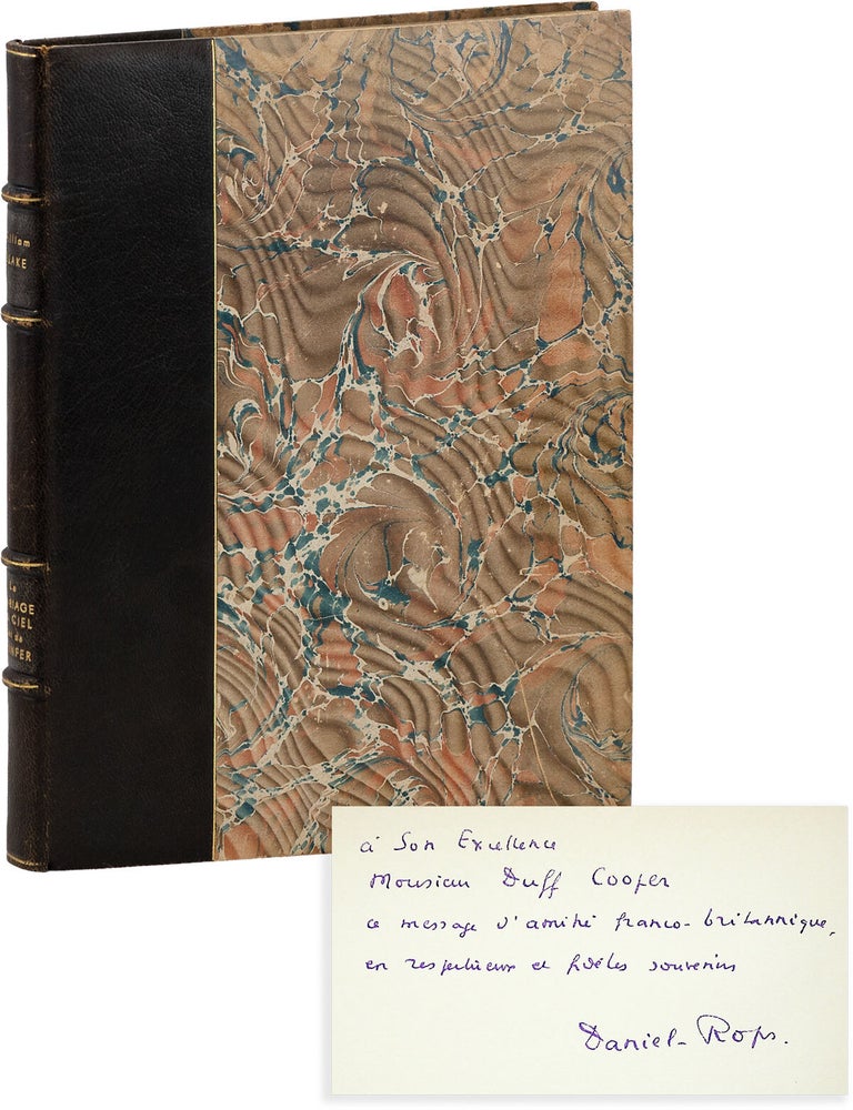 Le Mariage Du Ciel et de L'Enfer [...] suivie de Deux &Eacute;tudes sur William Blake par. DANIEL-ROPS, translation, critical text, William BLAKE, Daniel-Rops, Jean-Vital Prost, Rex.