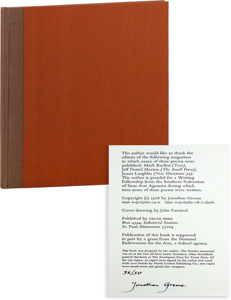 Item #90043] Peripatetics. Jonathan GREENE