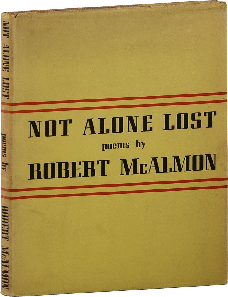 Not Alone Lost. Robert McALMON.