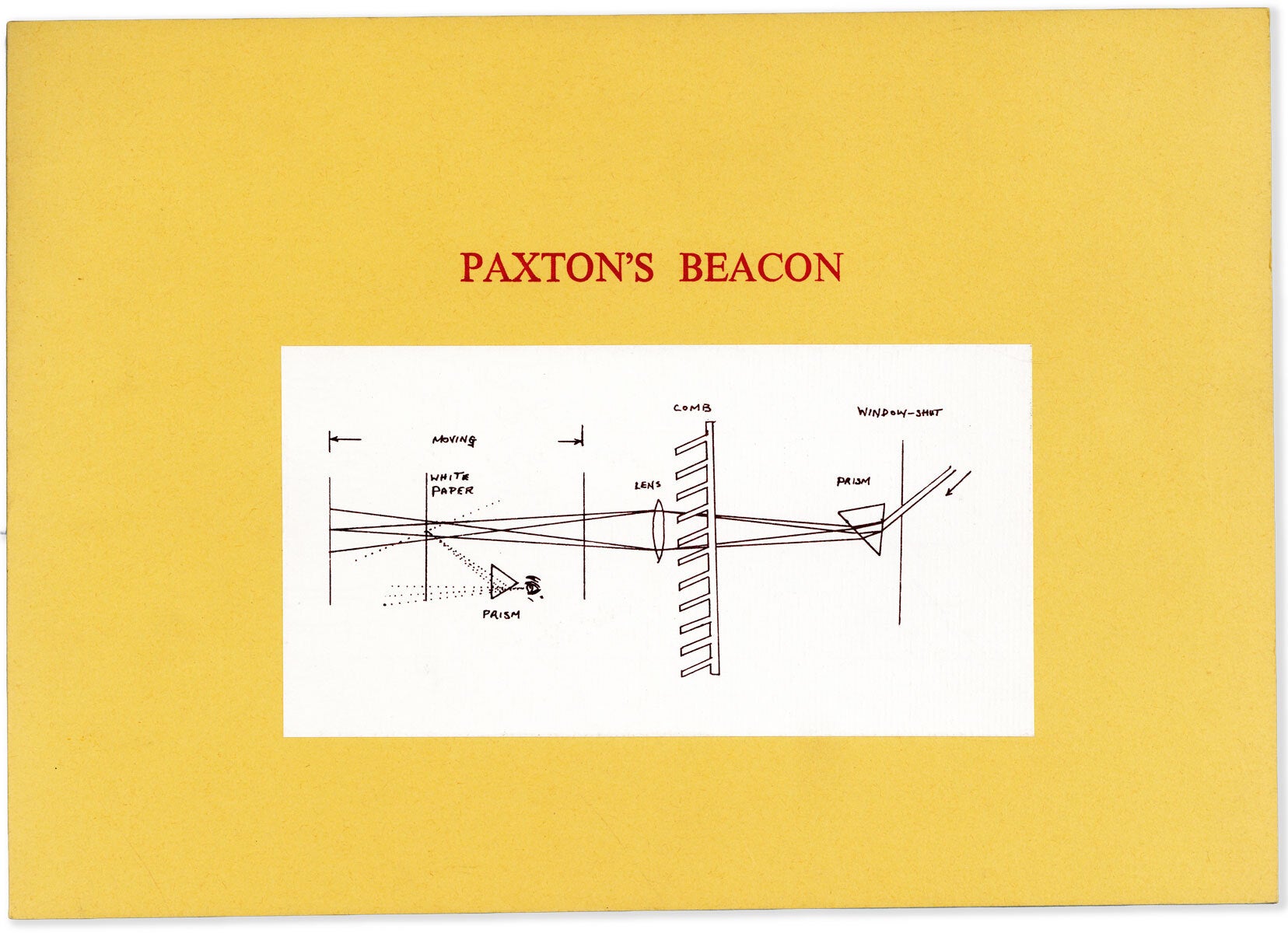 [Item #90123] Paxton's Beacon. Allen FISHER.