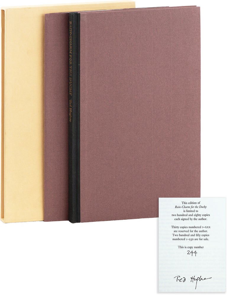 Item #90126] Rain-Charm For The Duchy and Other Laureate Poems [Together With] The Unicorn...