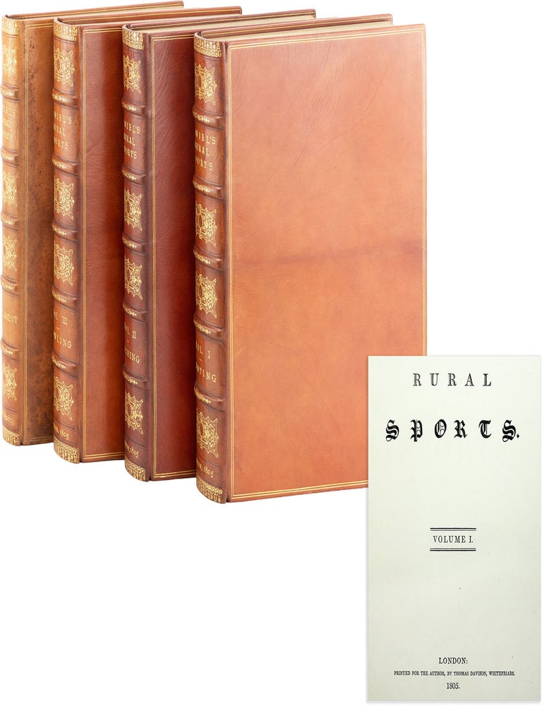 Rural Sports; Four Extra Illustrated Volumes with Supplement. SPORT, The Reverend William Barker DANIEL.